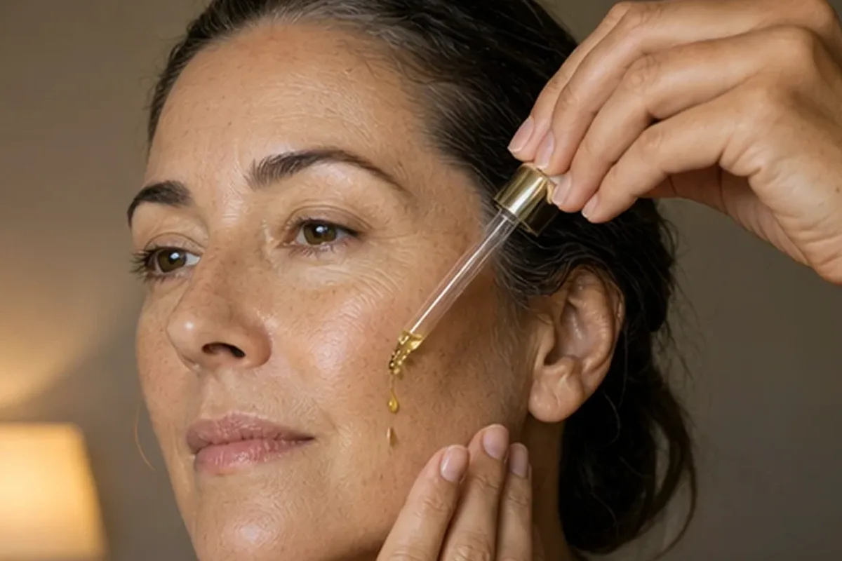 Authentische Beauty-Routine passend zum Thema Augenpflege bei ersten Fältchen