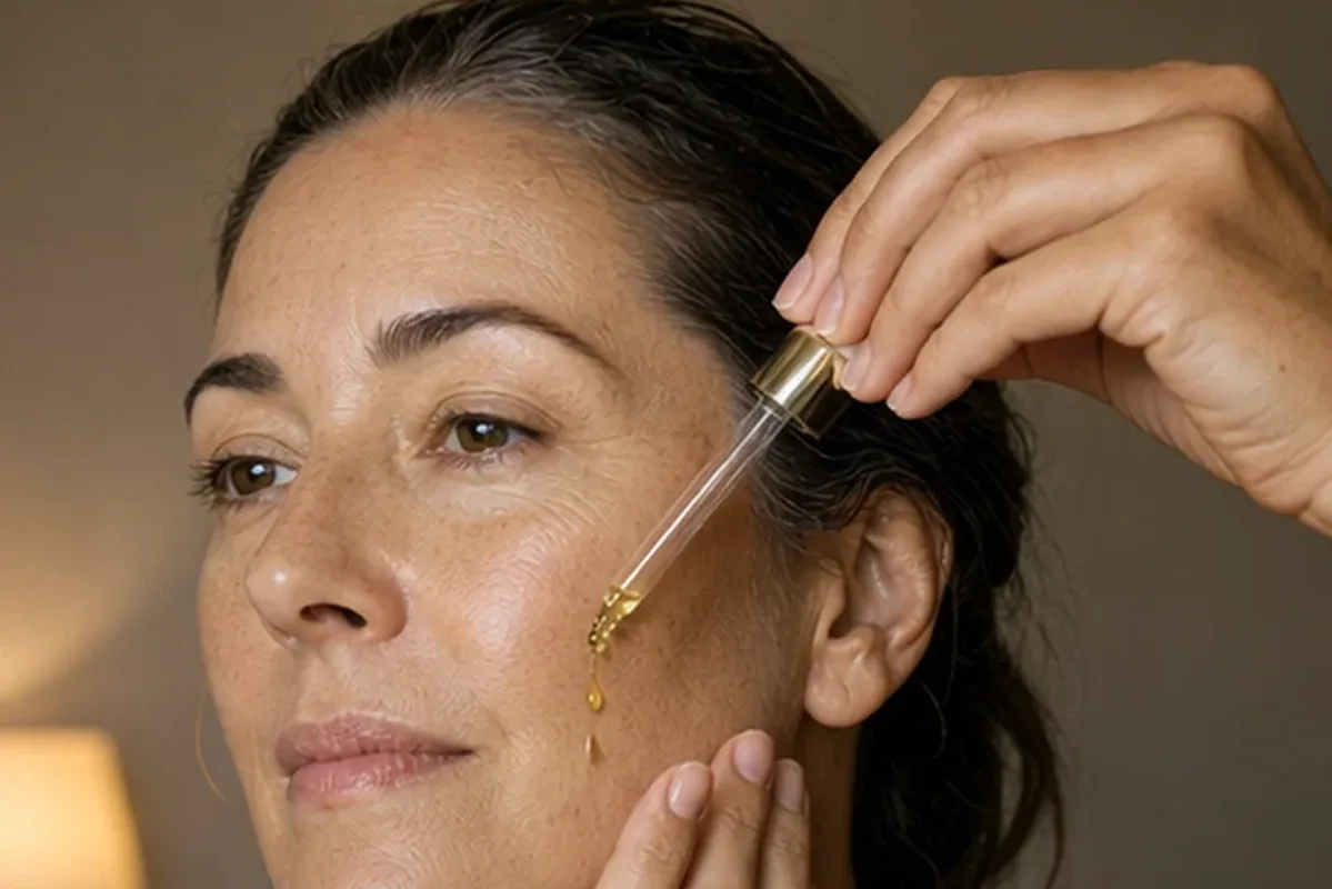 Authentische Beauty-Routine passend zum Thema Gesichtsreinigung bei Pigmentflecken