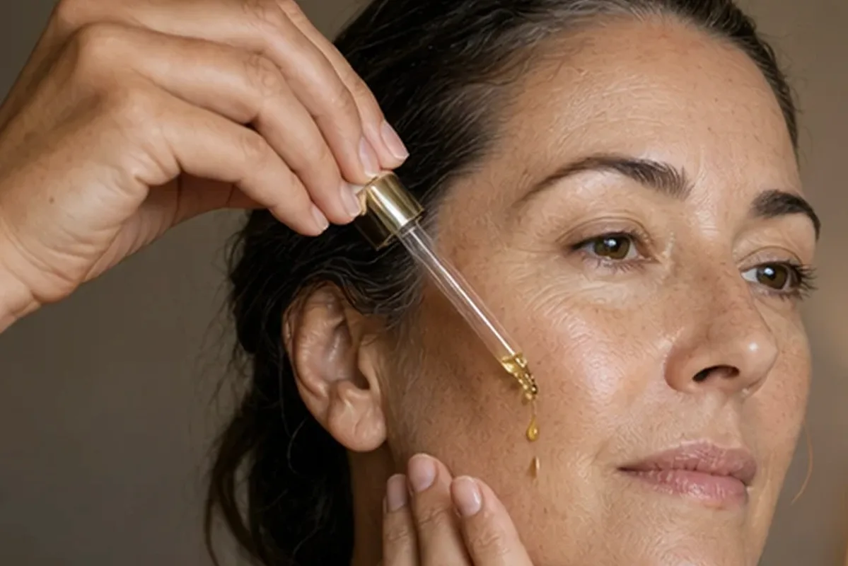 Authentische Beauty-Routine passend zum Thema Gesichtscreme bei Pigmentflecken