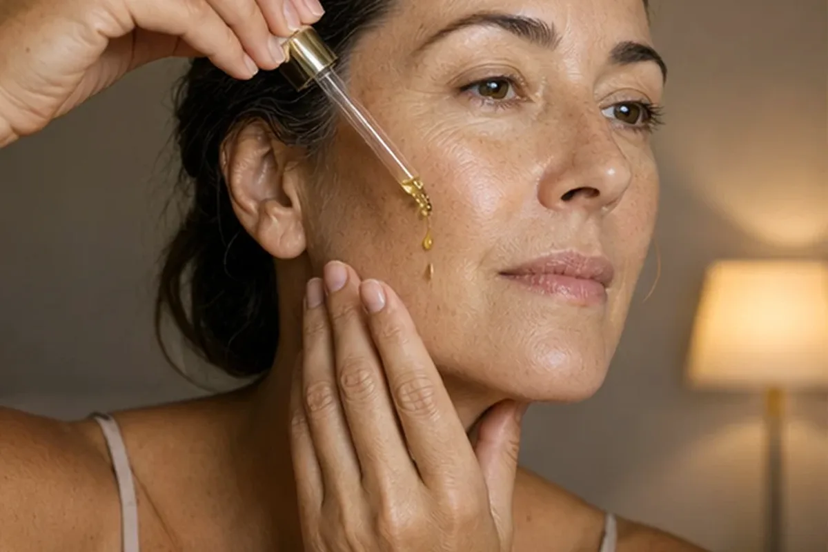 Redaktioneller Beauty-Moment zur Ausgangslage bei Seren für trockene Haut