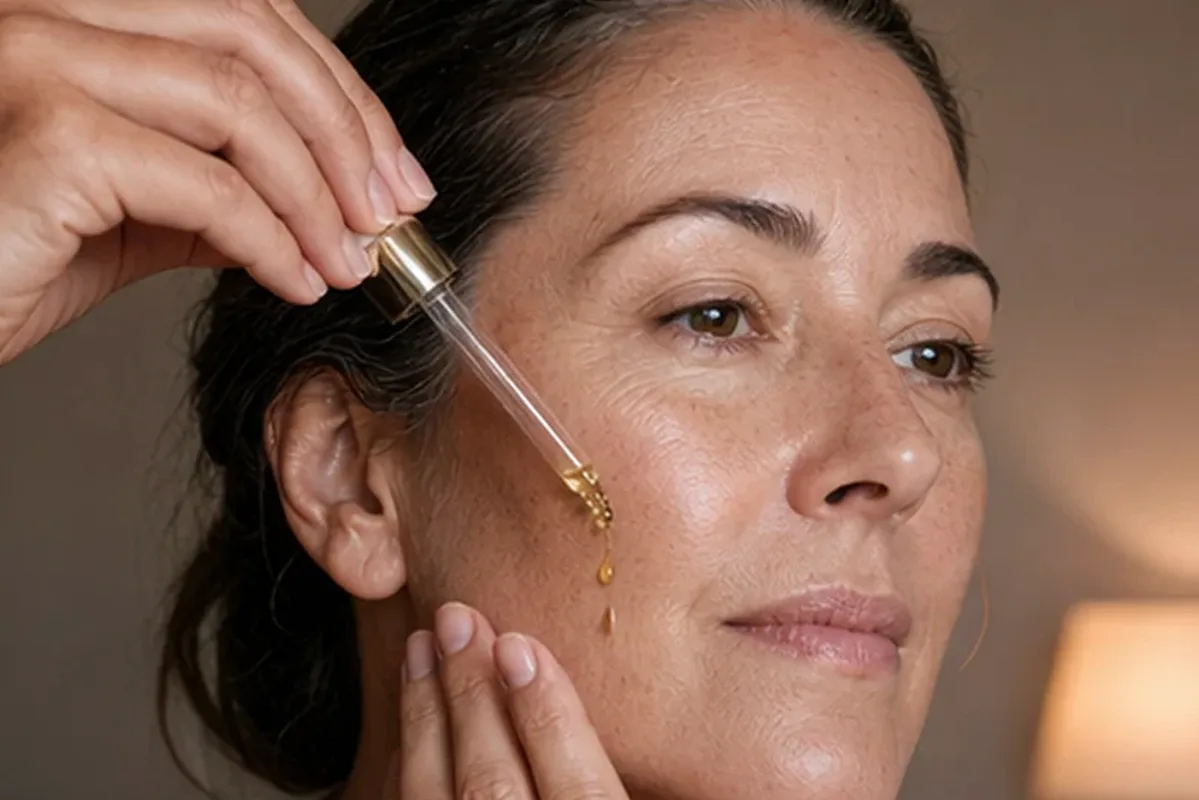 Authentische Beauty-Routine passend zum Thema Augenpflege für trockene Haut