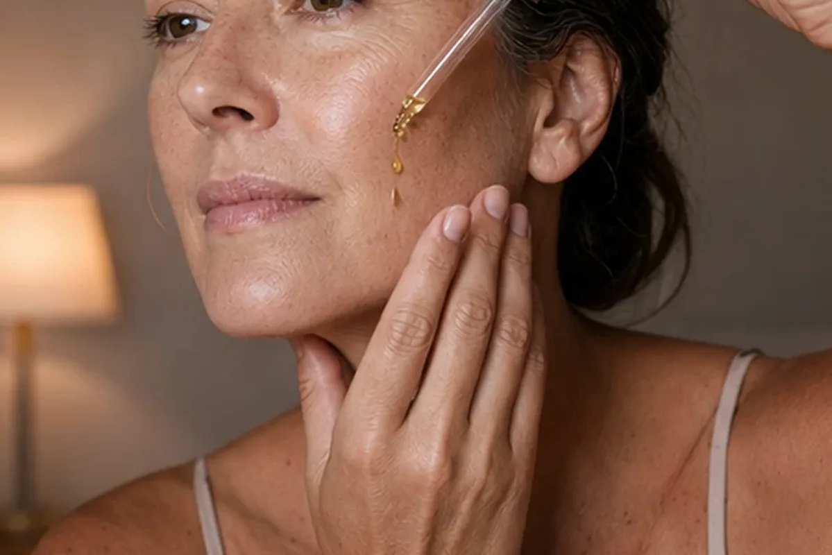 Authentische Beauty-Routine passend zum Thema Hyaluron-Serum bei Pigmentflecken