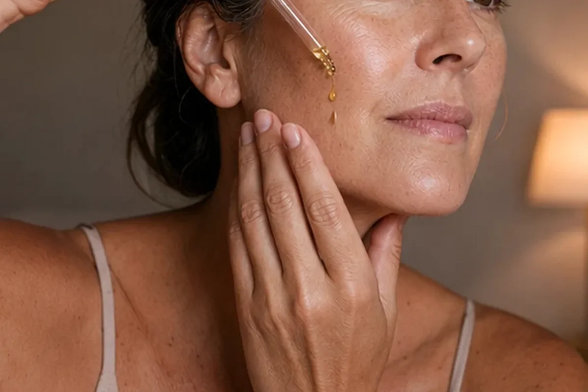 Redaktioneller Beauty-Moment zur Ausgangslage bei Augenpflege für empfindliche Haut