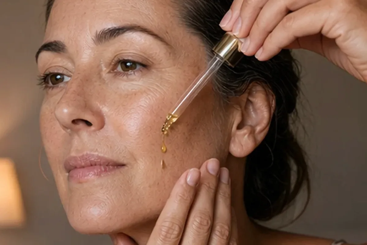 Authentische Beauty-Routine passend zum Thema Augenpflege bei ersten Fältchen