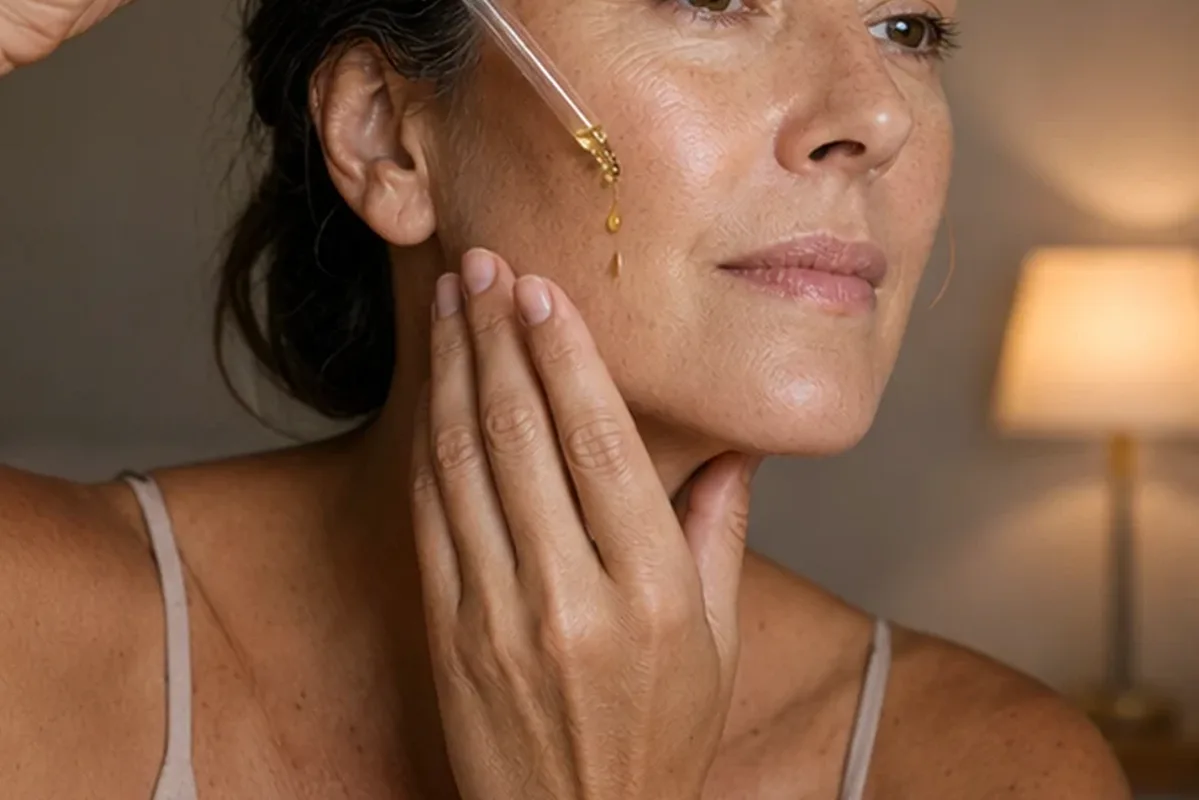 Redaktioneller Beauty-Moment zur Ausgangslage bei Chemisches Peeling bei ersten Fältchen