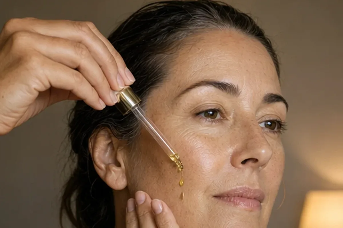 Hochwertige Beauty-Inszenierung zu Auswahlkriterien für Augenpflege für unreine Haut