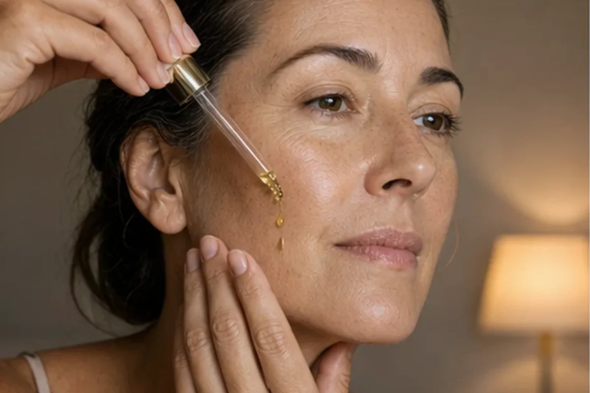 Redaktioneller Beauty-Moment zur Ausgangslage bei Retinol-Serum für empfindliche Haut