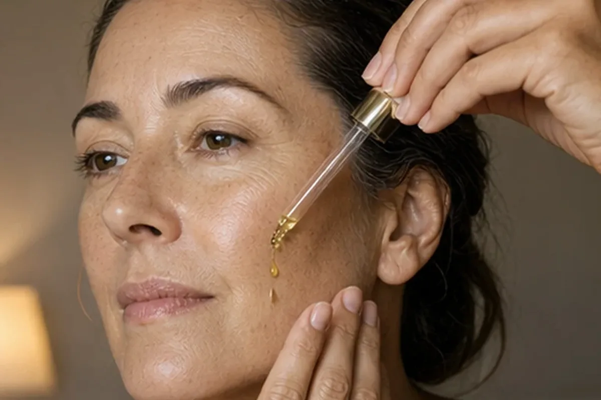 Redaktioneller Beauty-Moment zur Ausgangslage bei Augenpflege für fettige Haut