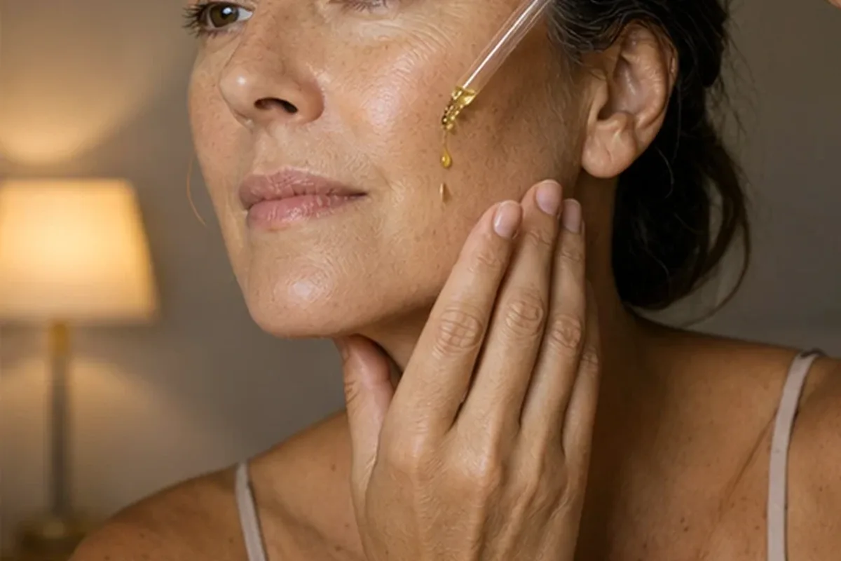 Redaktioneller Beauty-Moment zur Ausgangslage bei Gesichtscreme für fettige Haut