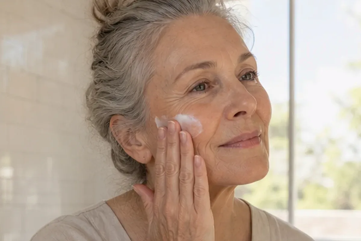 Authentische Beauty-Routine passend zum Thema Sonnenschutz für Mischhaut