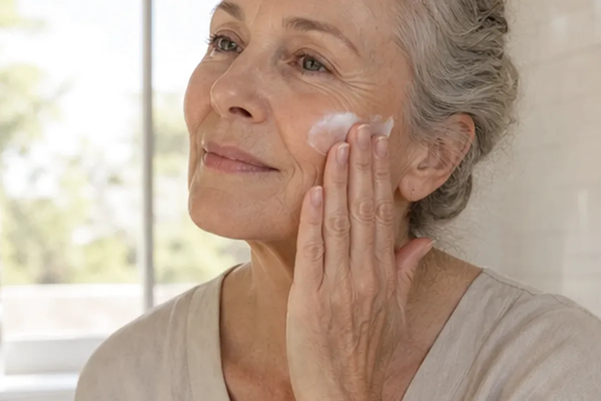 Authentische Beauty-Routine passend zum Thema Make-up-Pinsel für trockene Haut