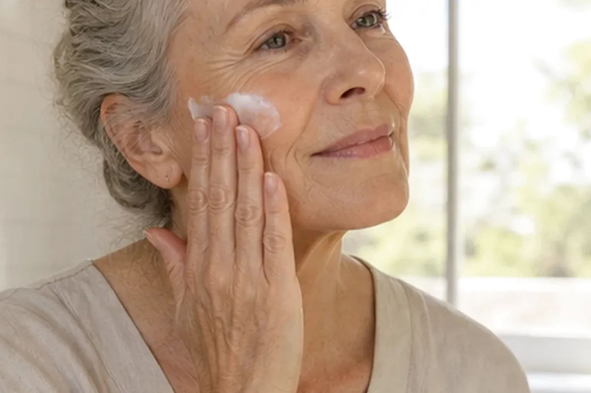 Redaktioneller Beauty-Moment zur Ausgangslage bei Augenpflege für trockene Haut