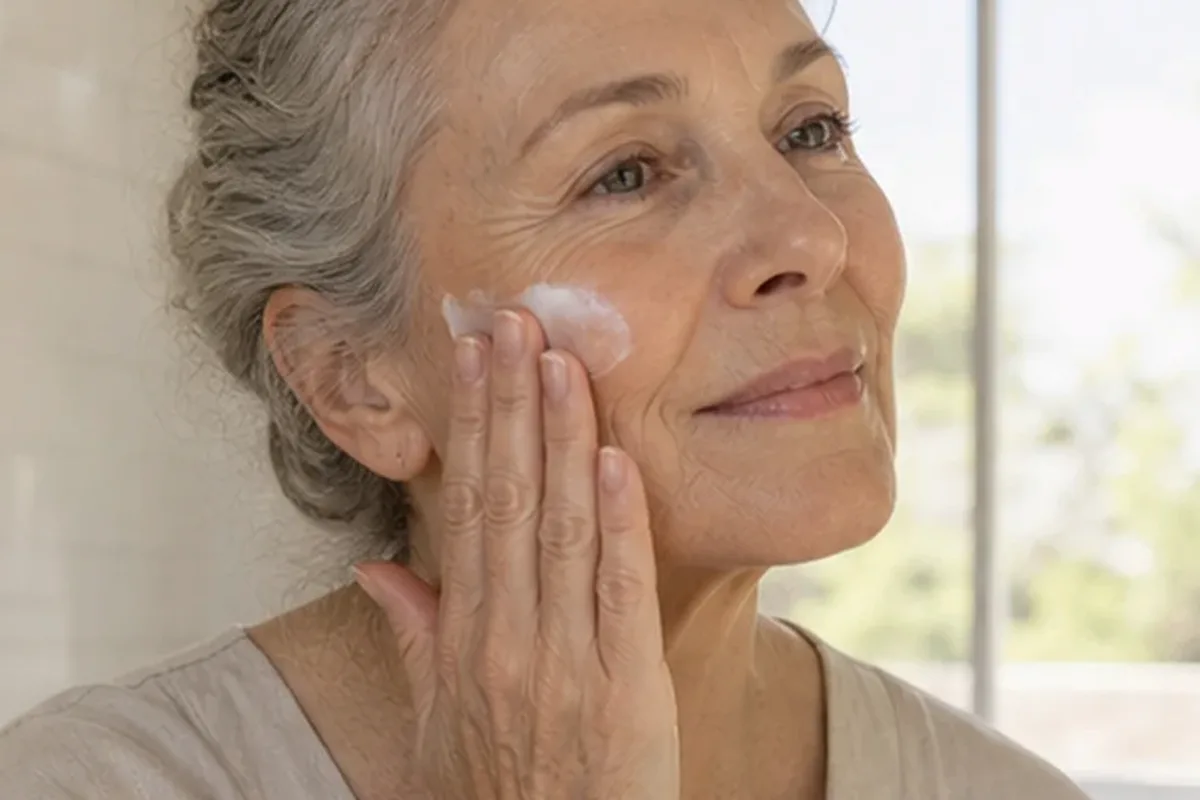 Authentischer Wohlfühlmoment passend zum Beauty-Thema Sonnenschutz für Mischhaut