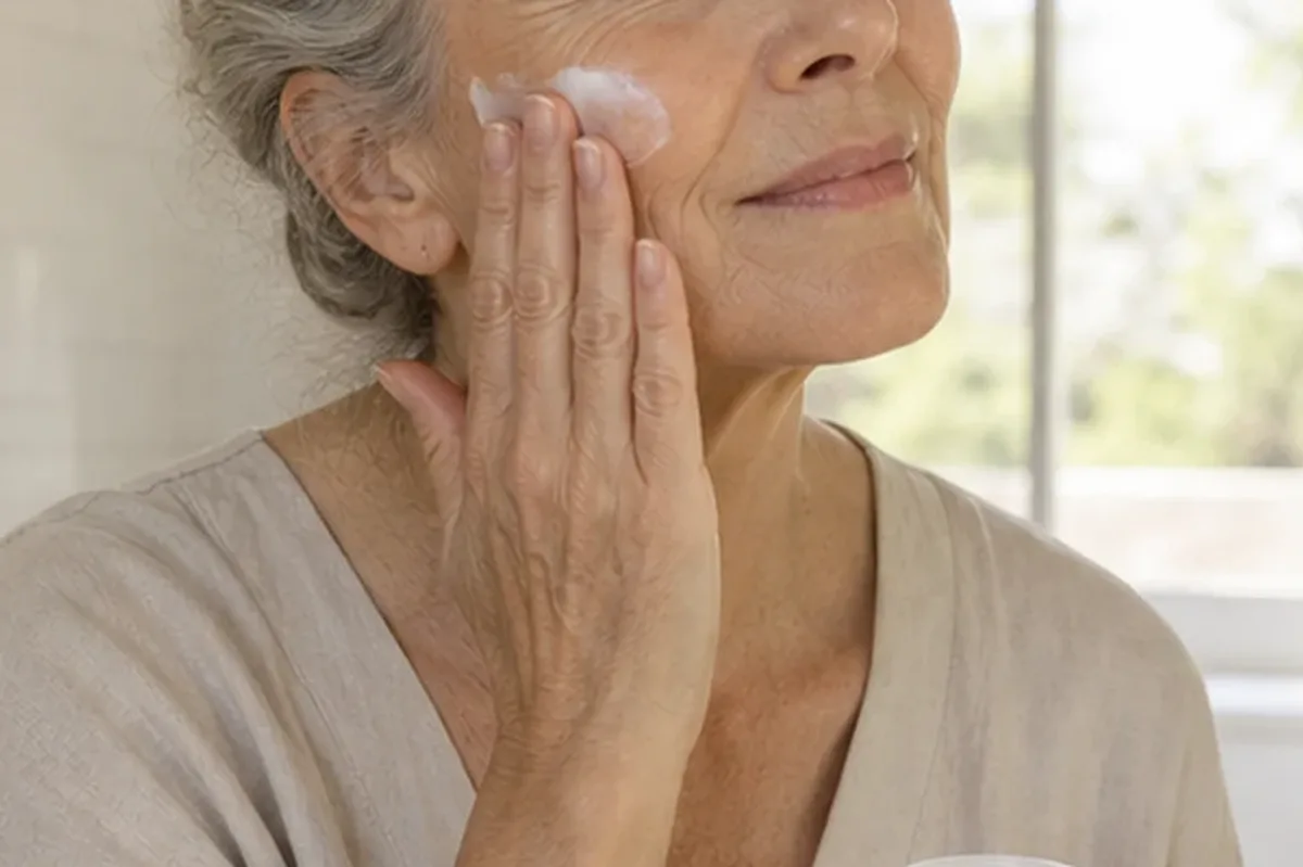 Redaktioneller Beauty-Moment zur Ausgangslage bei Anti-Aging-Routine für empfindliche Haut