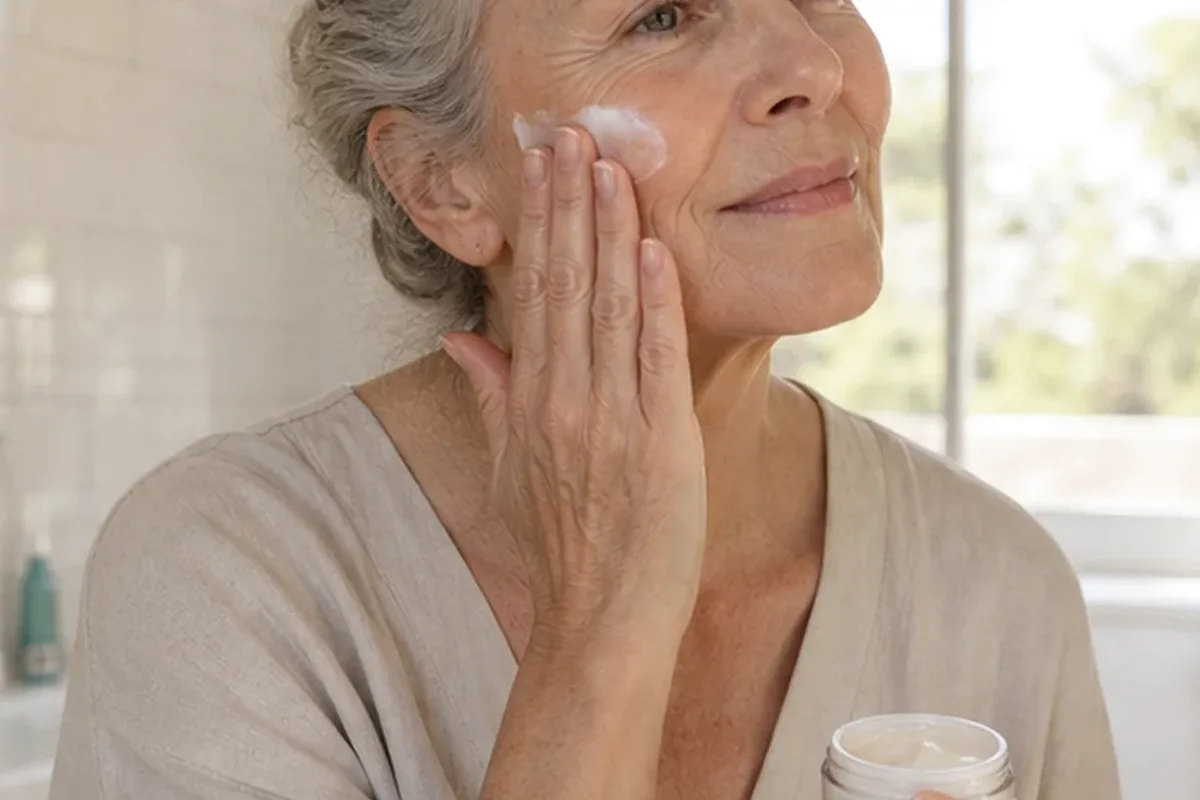 Authentischer Wohlfühlmoment passend zum Beauty-Thema Feuchtigkeitsserum bei Rötungen