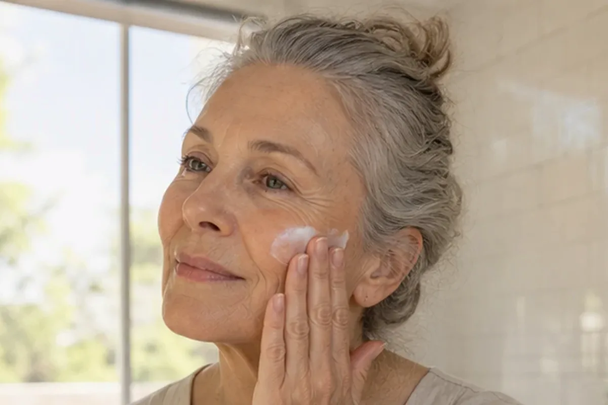 Redaktioneller Beauty-Moment zur Ausgangslage bei Augenpflege bei Rötungen