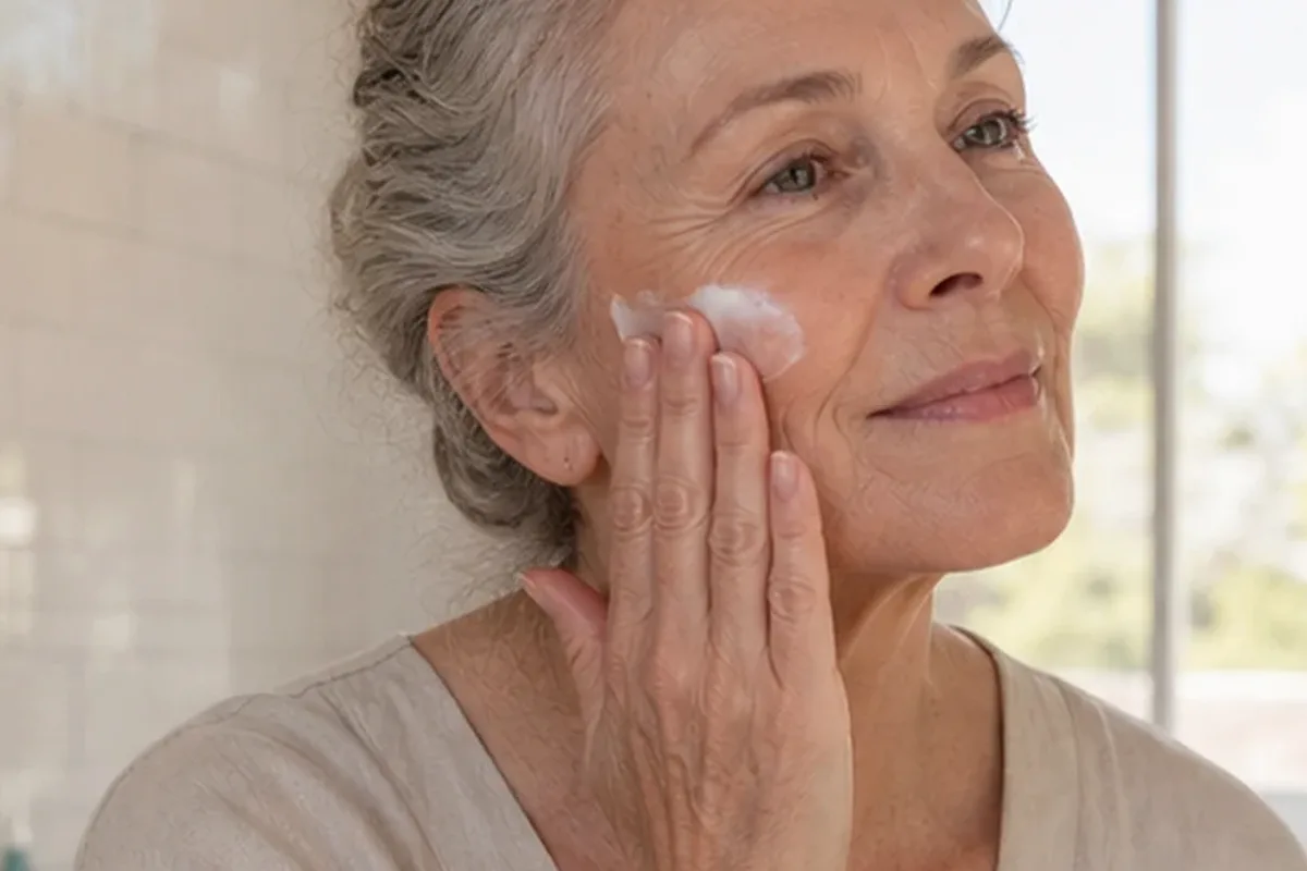 Authentischer Wohlfühlmoment passend zum Beauty-Thema Rouge für ölige Haut