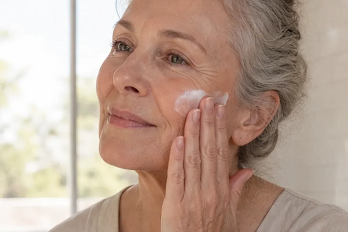 Emotionaler und authentischer Anwendungsmoment rund um Chemisches Peeling für trockene Haut