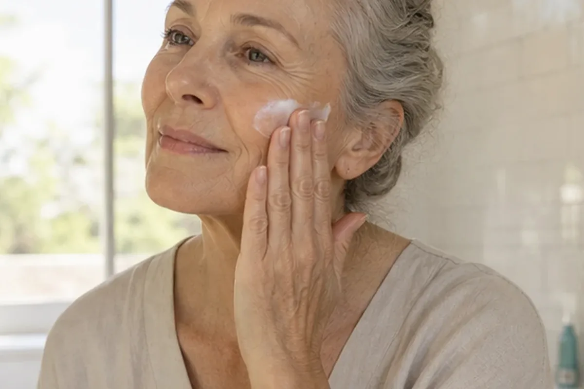 Authentische Beauty-Routine passend zum Thema Hyaluron-Serum für empfindliche Haut