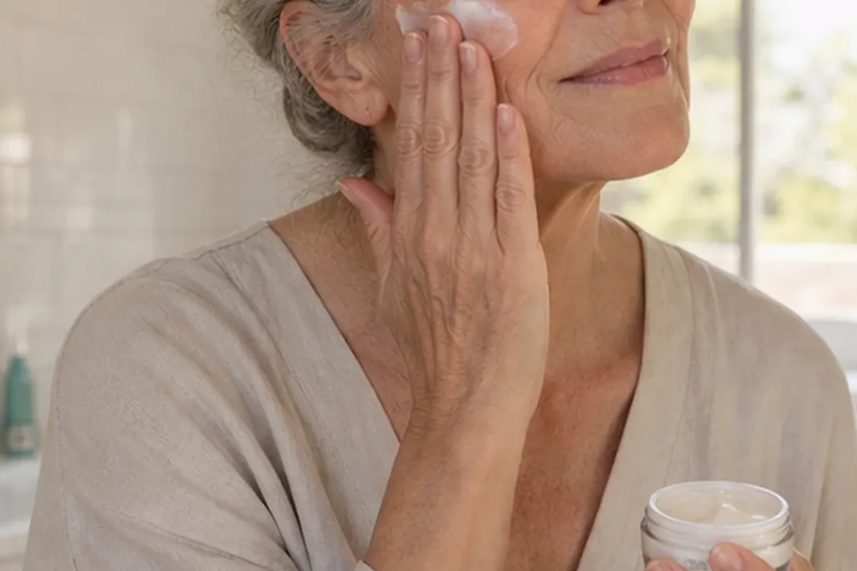 Authentische Beauty-Routine passend zum Thema Mascara für reife Haut
