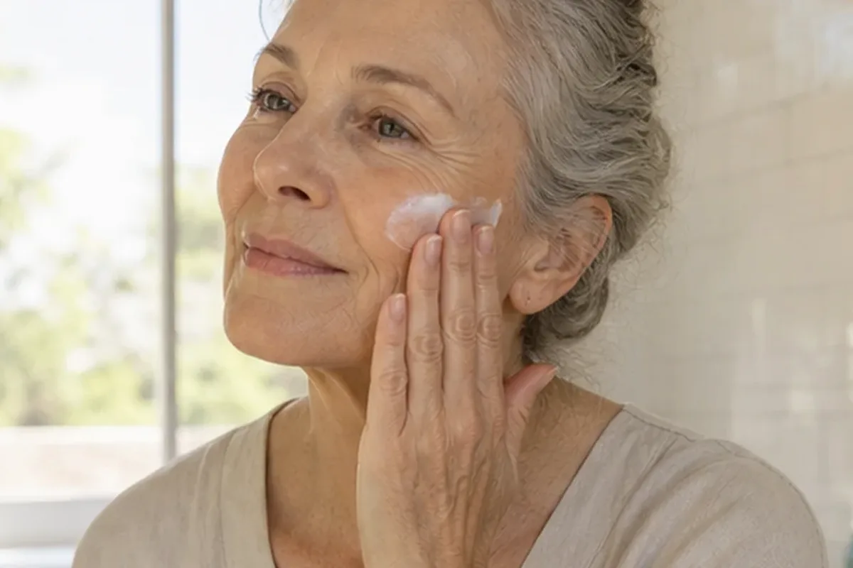 Redaktioneller Beauty-Moment zur Ausgangslage bei Make-up-Pinsel für reife Haut