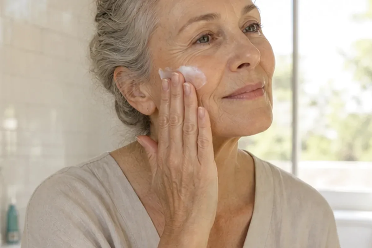 Authentischer Wohlfühlmoment passend zum Beauty-Thema Bronzer für einen natürlichen Look