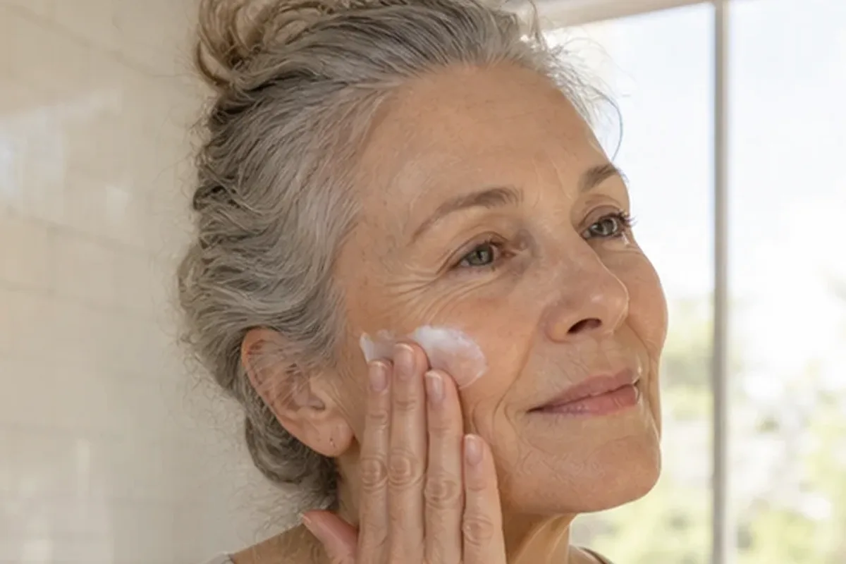 Hochwertige Beauty-Inszenierung zu Auswahlkriterien für Gesichtscreme für Mischhaut