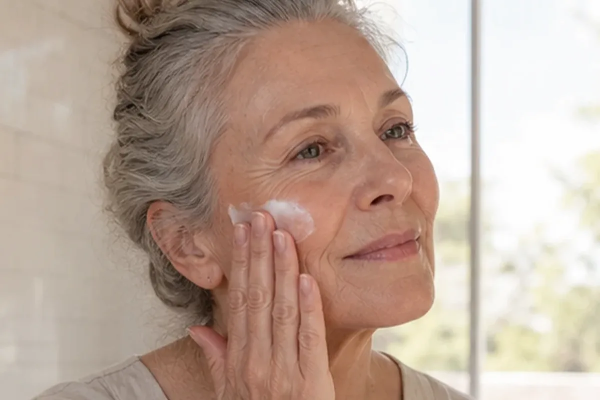 Authentische Beauty-Routine passend zum Thema Hautpflege