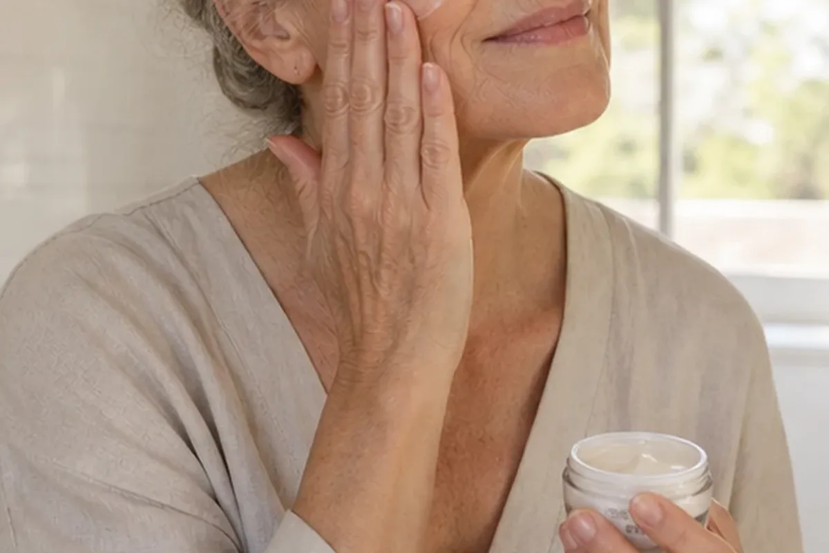 Authentischer Wohlfühlmoment passend zum Beauty-Thema Mascara für empfindliche Haut