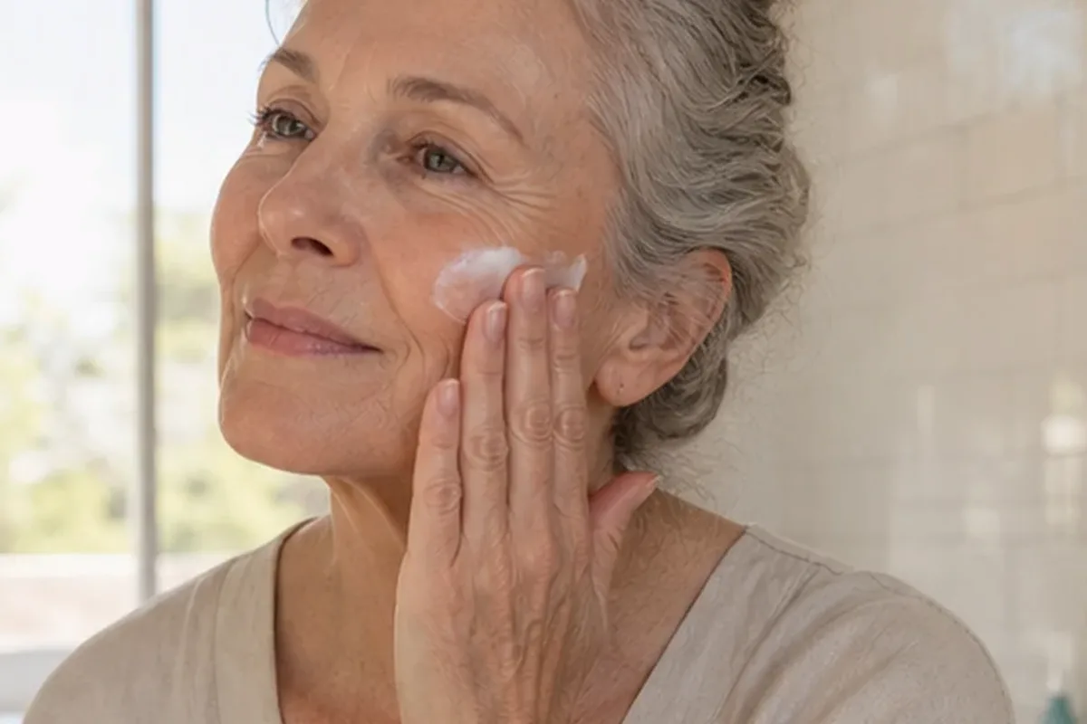 Authentische Beauty-Routine passend zum Thema Gesichtscreme für empfindliche Haut