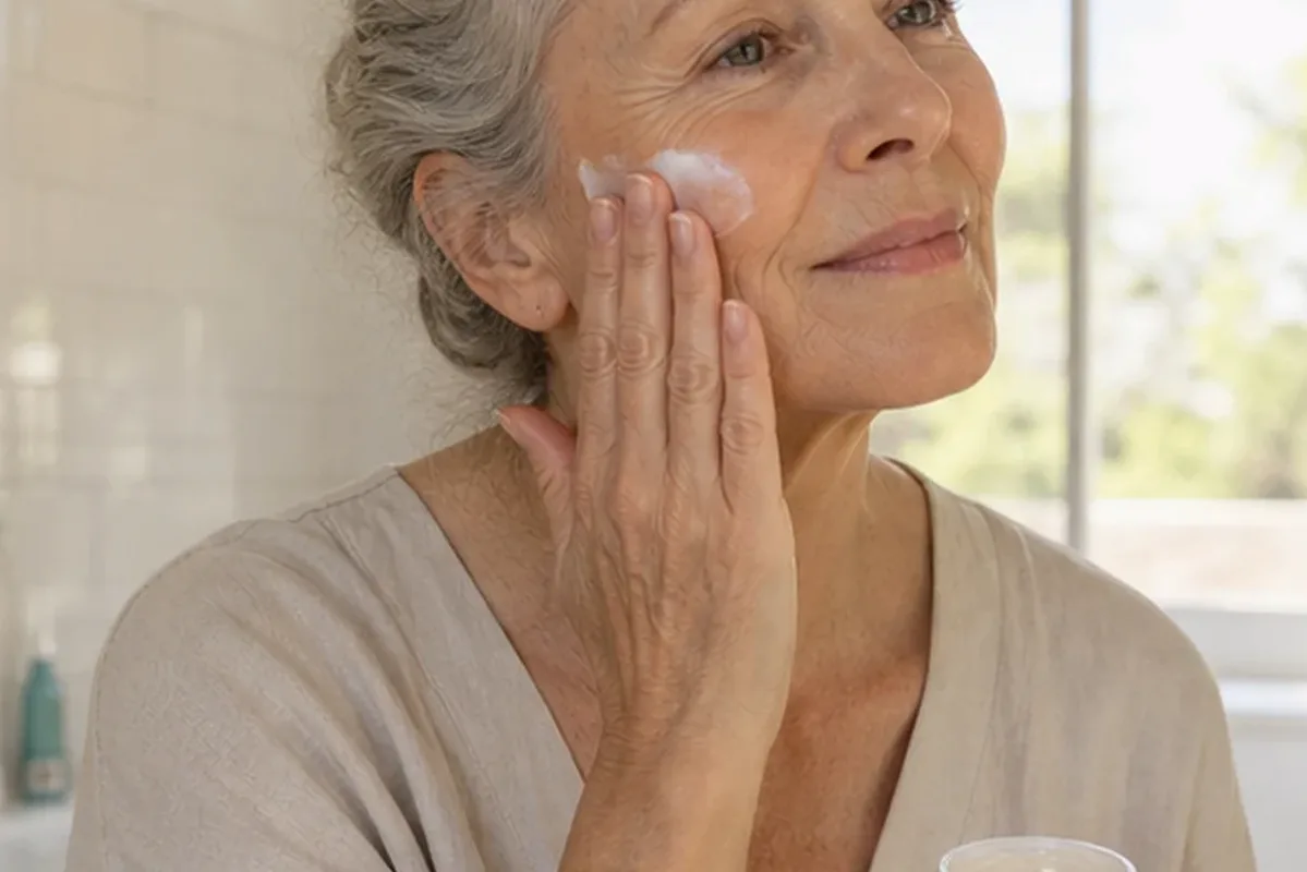 Authentischer Wohlfühlmoment passend zum Beauty-Thema Skin Tint für ölige Haut