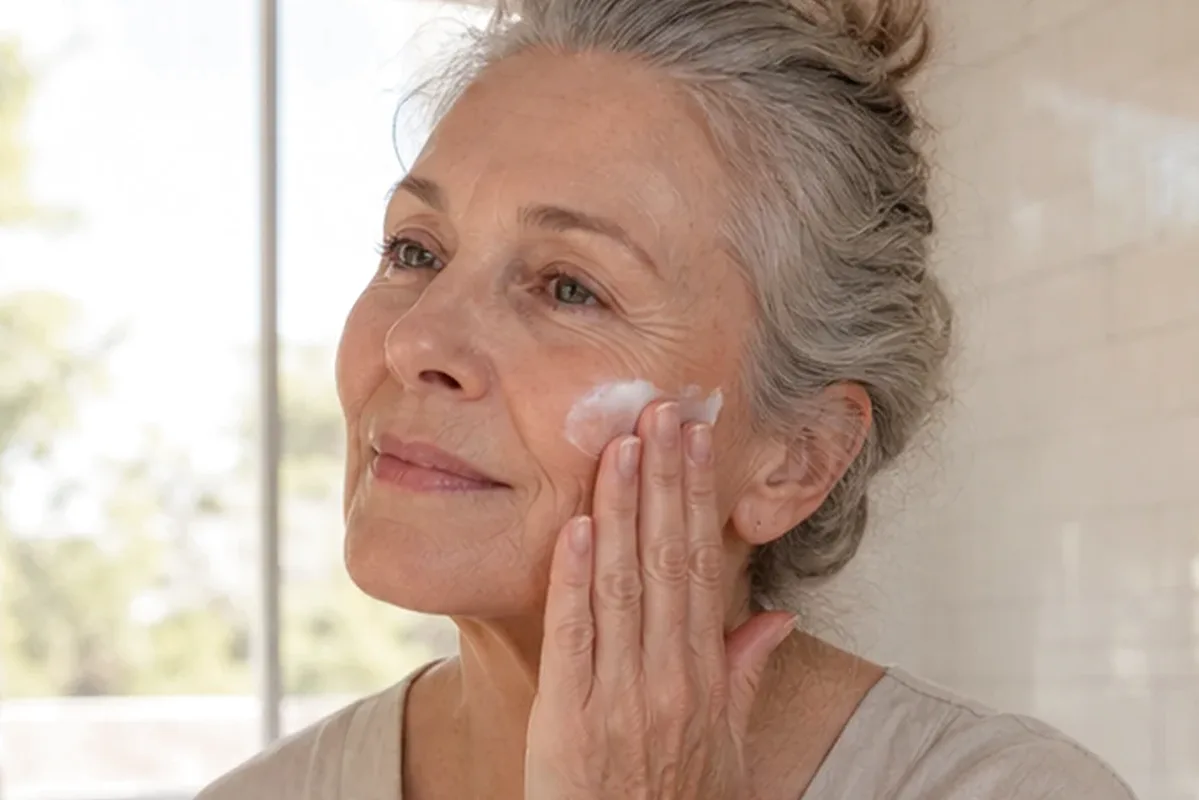 Authentische Beauty-Routine passend zum Thema Vitamin-C-Serum für unreine Haut