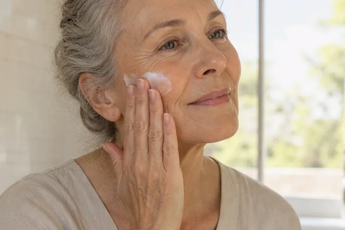 Redaktioneller Beauty-Moment zur Ausgangslage bei Augenpflege für trockene Haut