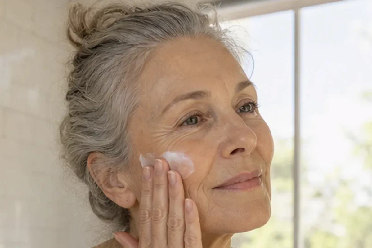 Emotionaler und authentischer Anwendungsmoment rund um Bronzer bei Rötungen