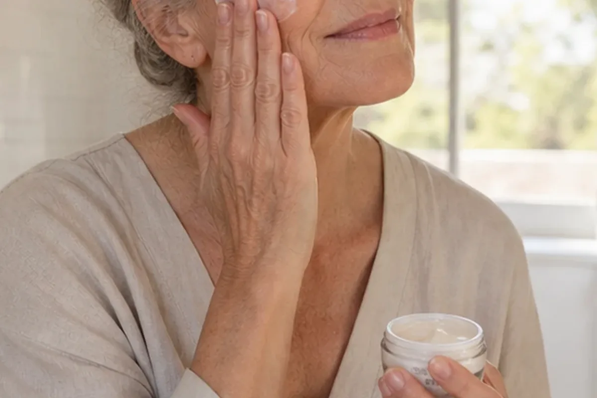 Redaktionelle Detailaufnahme zur Orientierung bei Hyaluron-Serum für empfindliche Haut