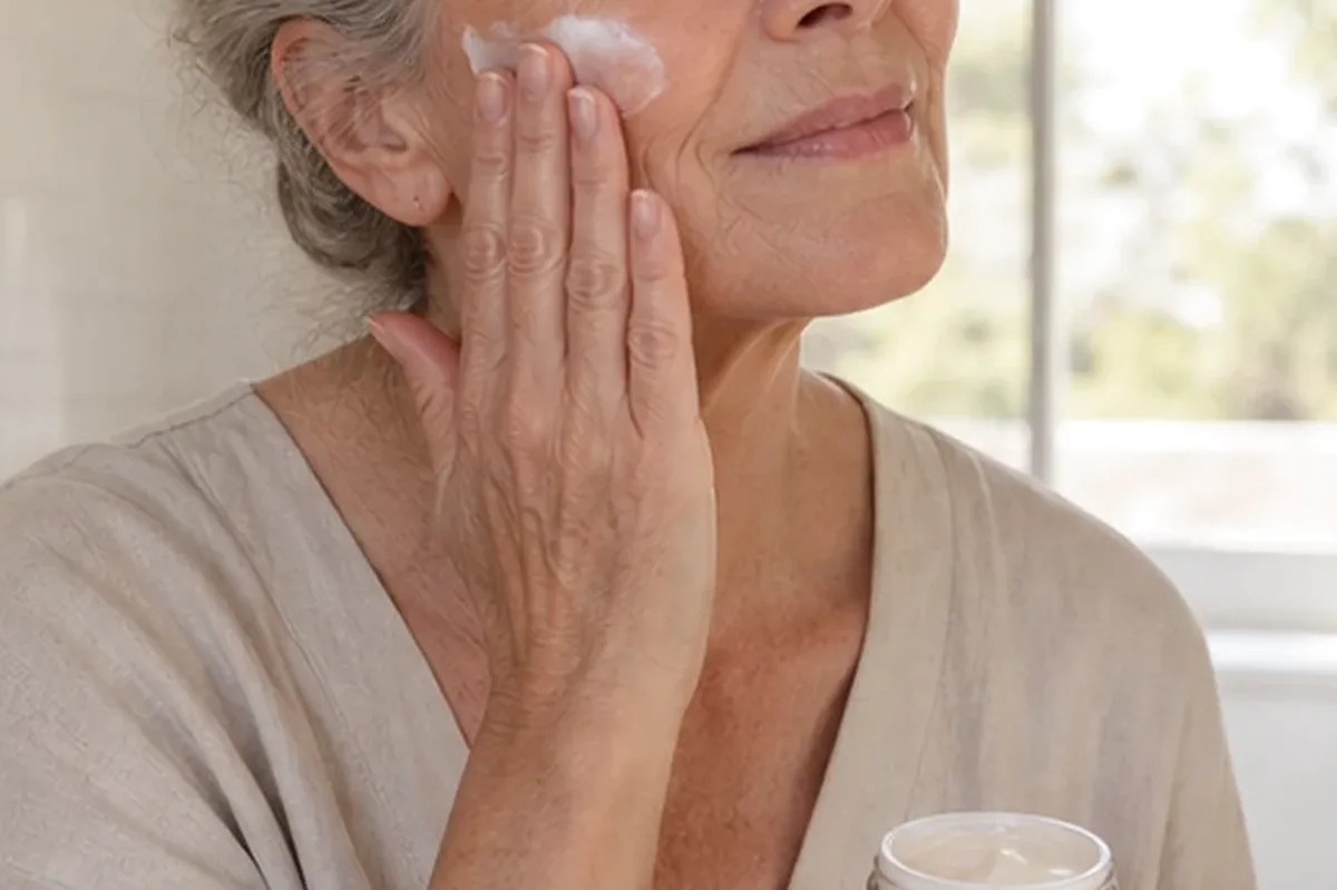 Authentische Beauty-Routine passend zum Thema Retinol-Serum bei ersten Fältchen