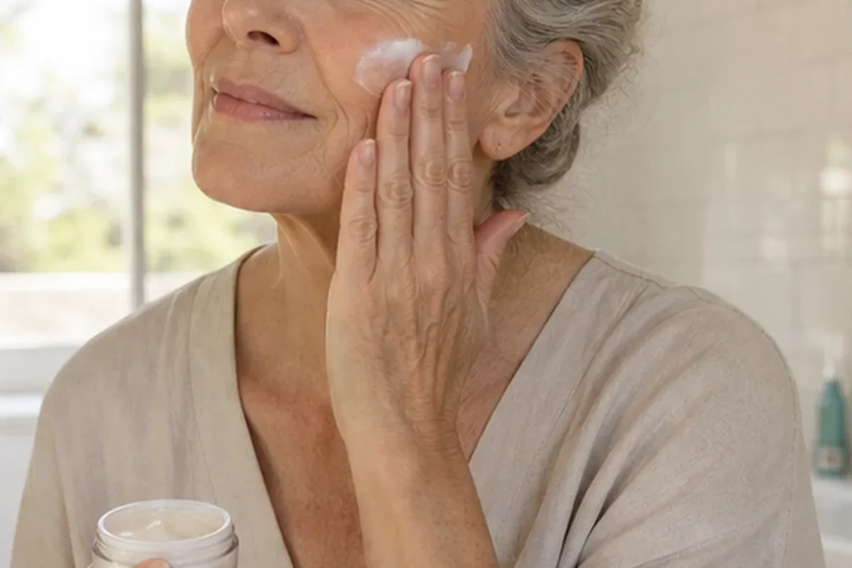 Hochwertige Beauty-Inszenierung zu Auswahlkriterien für Sonnenschutz bei Rötungen