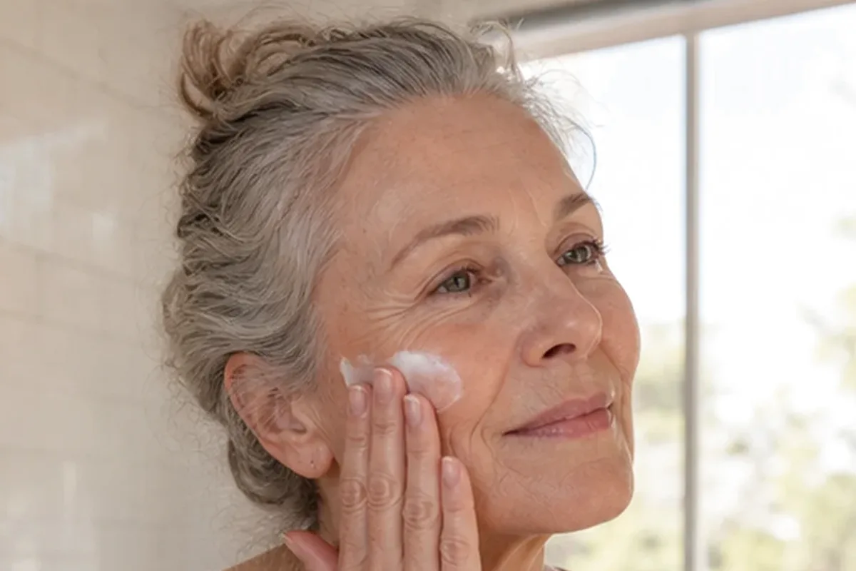 Emotionaler und authentischer Anwendungsmoment rund um Chemisches Peeling bei Pigmentflecken