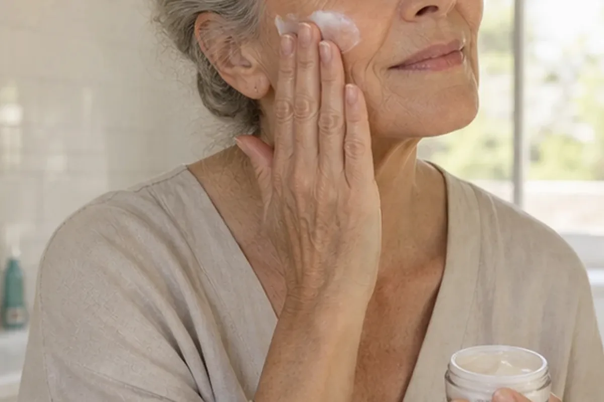 Authentische Beauty-Routine passend zum Thema Puder bei großen Poren