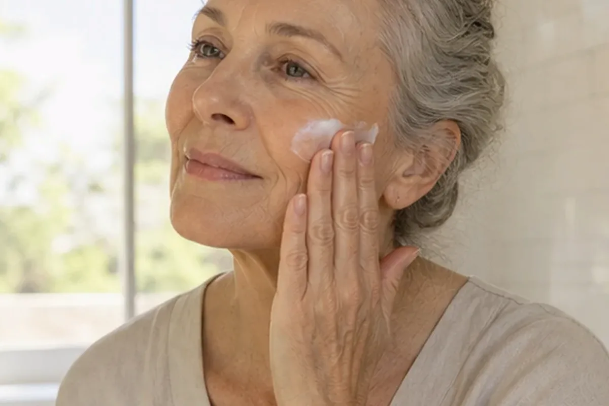 Authentischer Wohlfühlmoment passend zum Beauty-Thema Mizellenwasser für Mischhaut