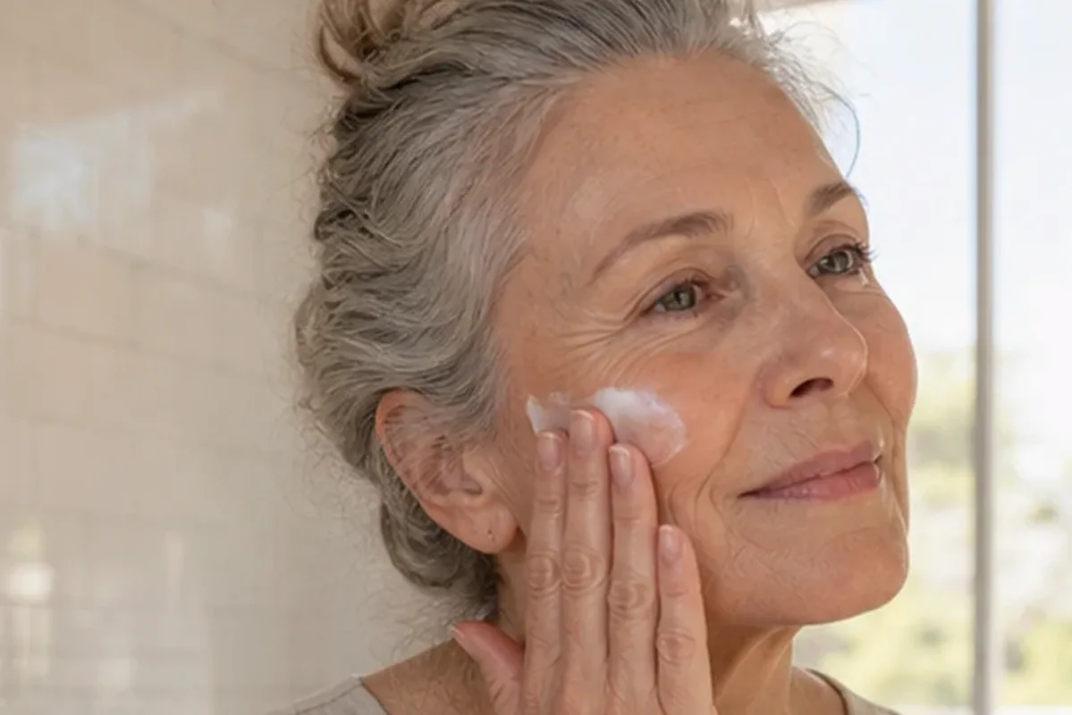Emotionaler und authentischer Anwendungsmoment rund um Eyeliner für empfindliche Haut