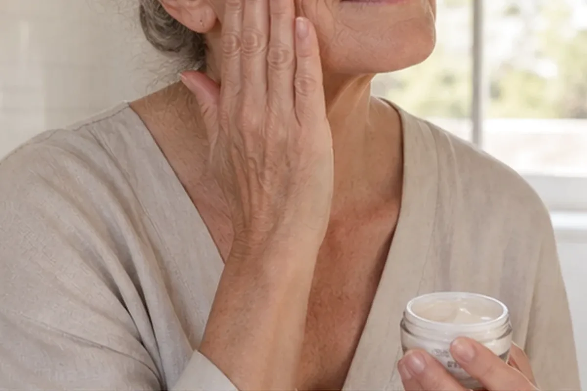 Authentischer Wohlfühlmoment passend zum Beauty-Thema Foundation bei Rötungen