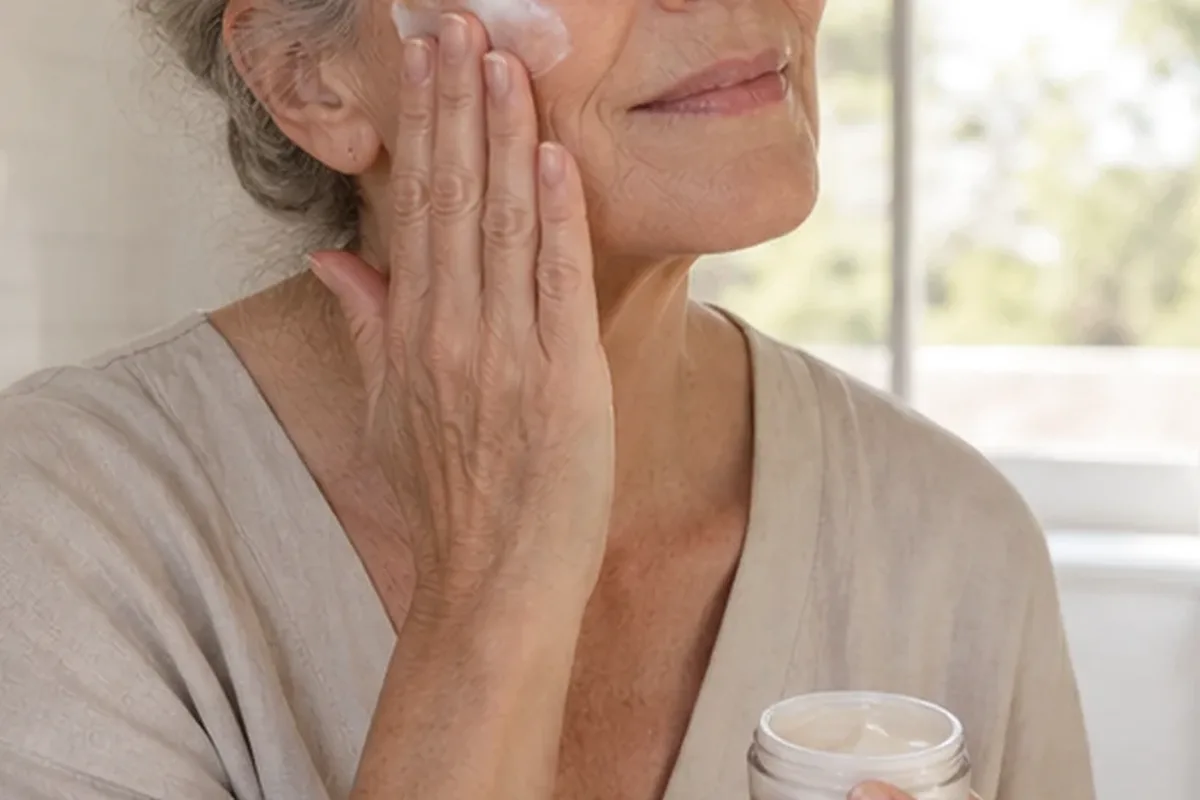 Redaktioneller Beauty-Moment zur Ausgangslage bei Hyaluron-Serum bei Pigmentflecken