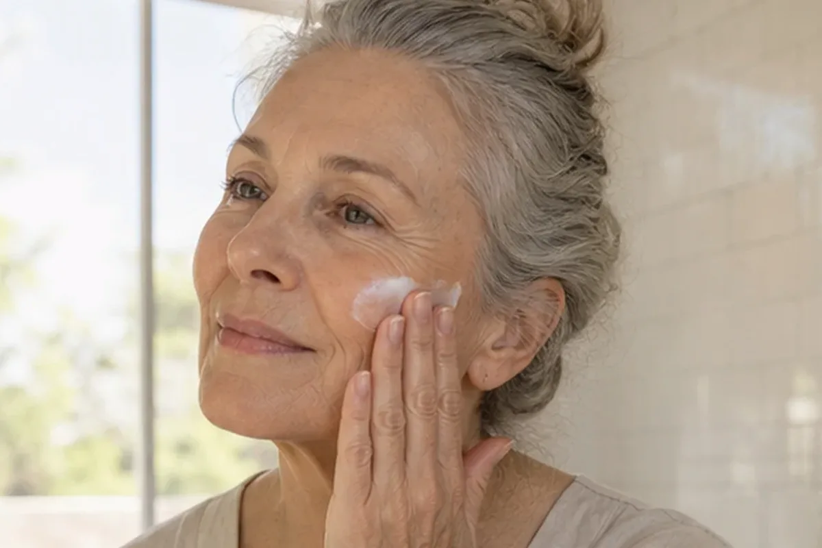 Authentische Beauty-Routine passend zum Thema Feuchtigkeitsserum bei ersten Fältchen