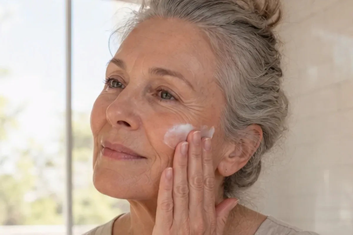 Redaktioneller Beauty-Moment zur Ausgangslage bei Hyaluron-Serum bei Rötungen