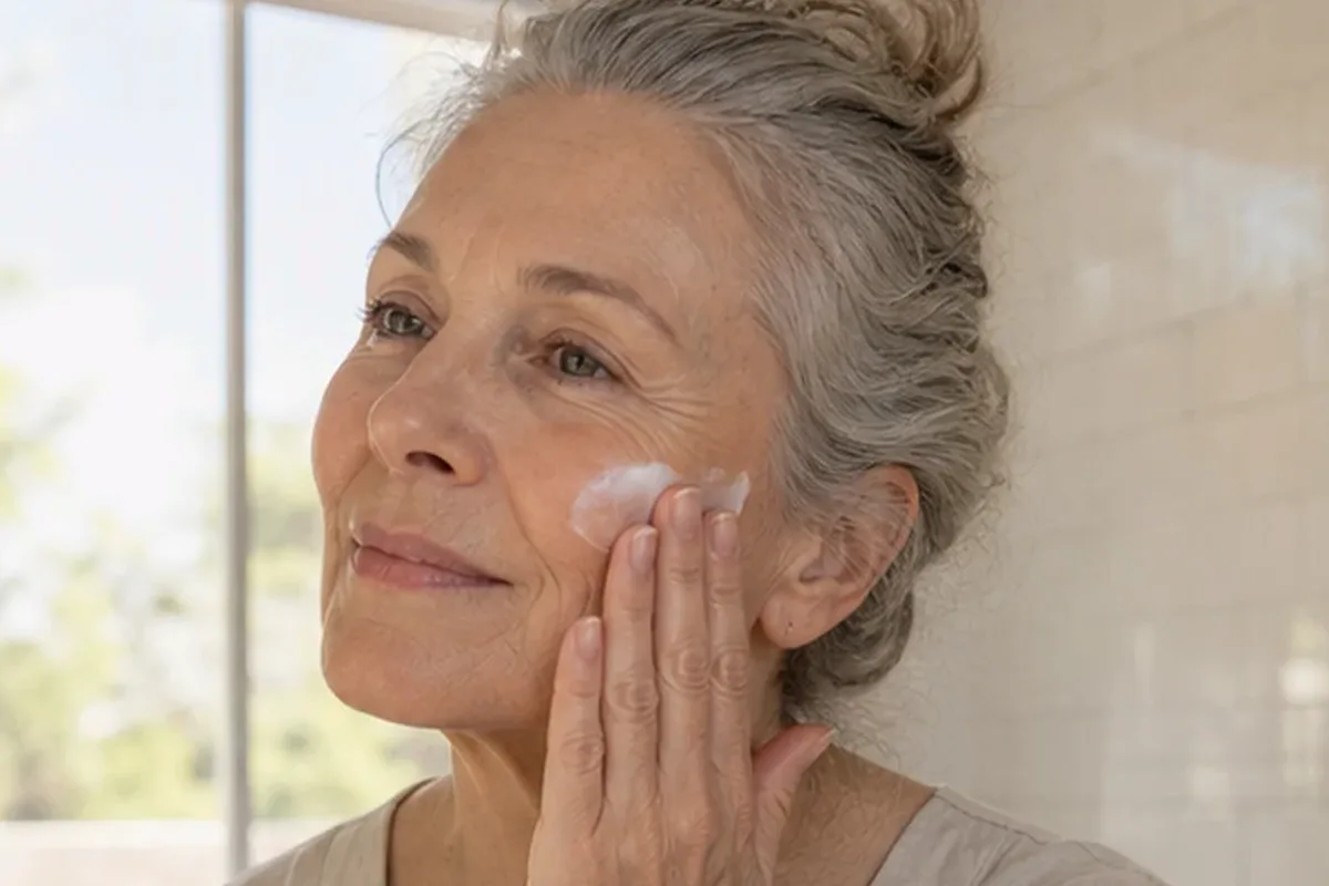 Authentischer Wohlfühlmoment passend zum Beauty-Thema Was hilft bei unreiner Haut?