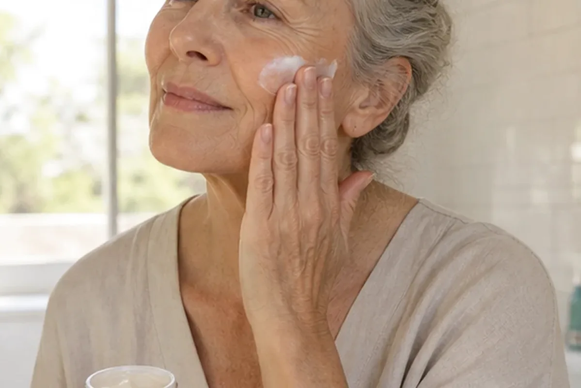 Hochwertige Beauty-Inszenierung zu Auswahlkriterien für Gesichtscreme für empfindliche Haut