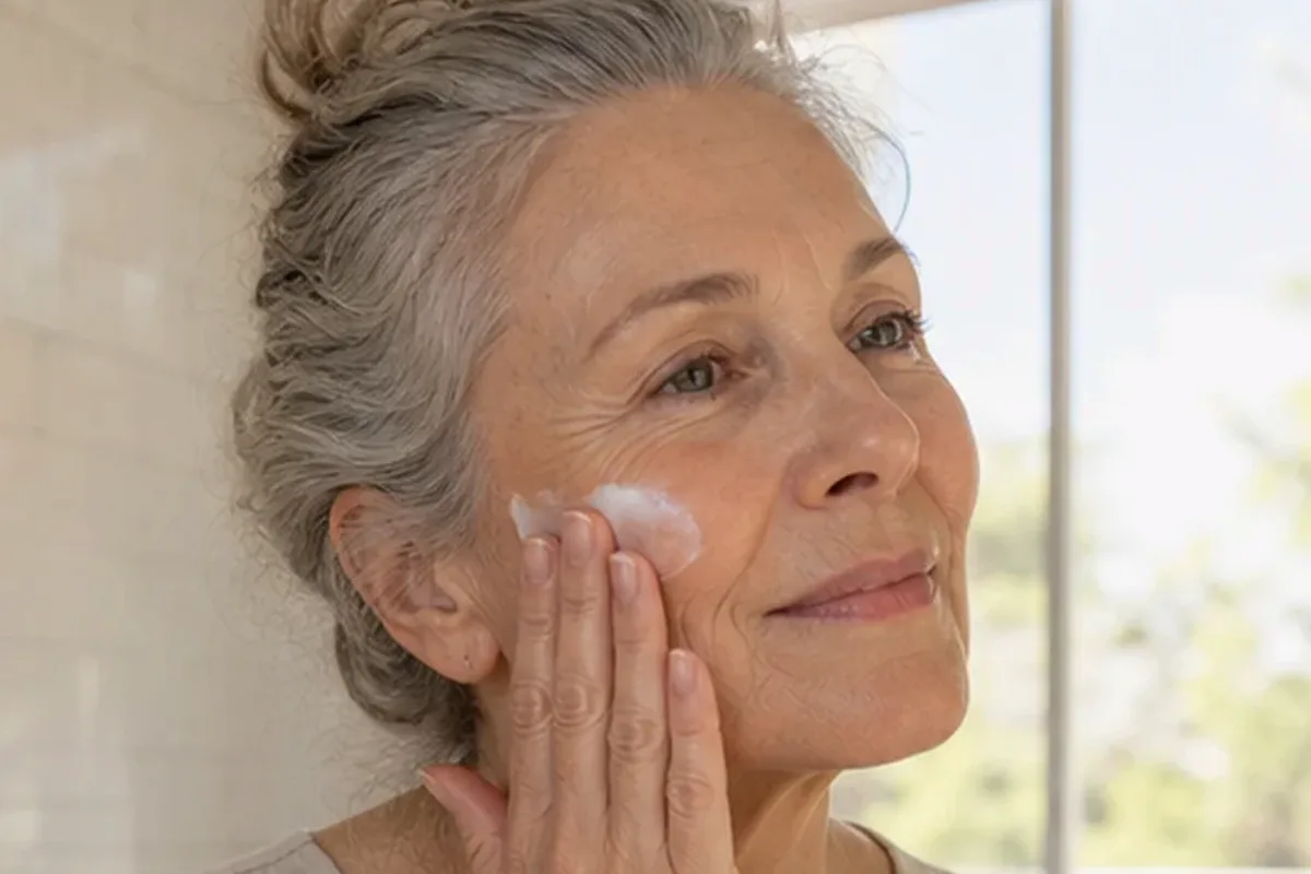 Authentische Beauty-Routine passend zum Thema Mascara für reife Haut