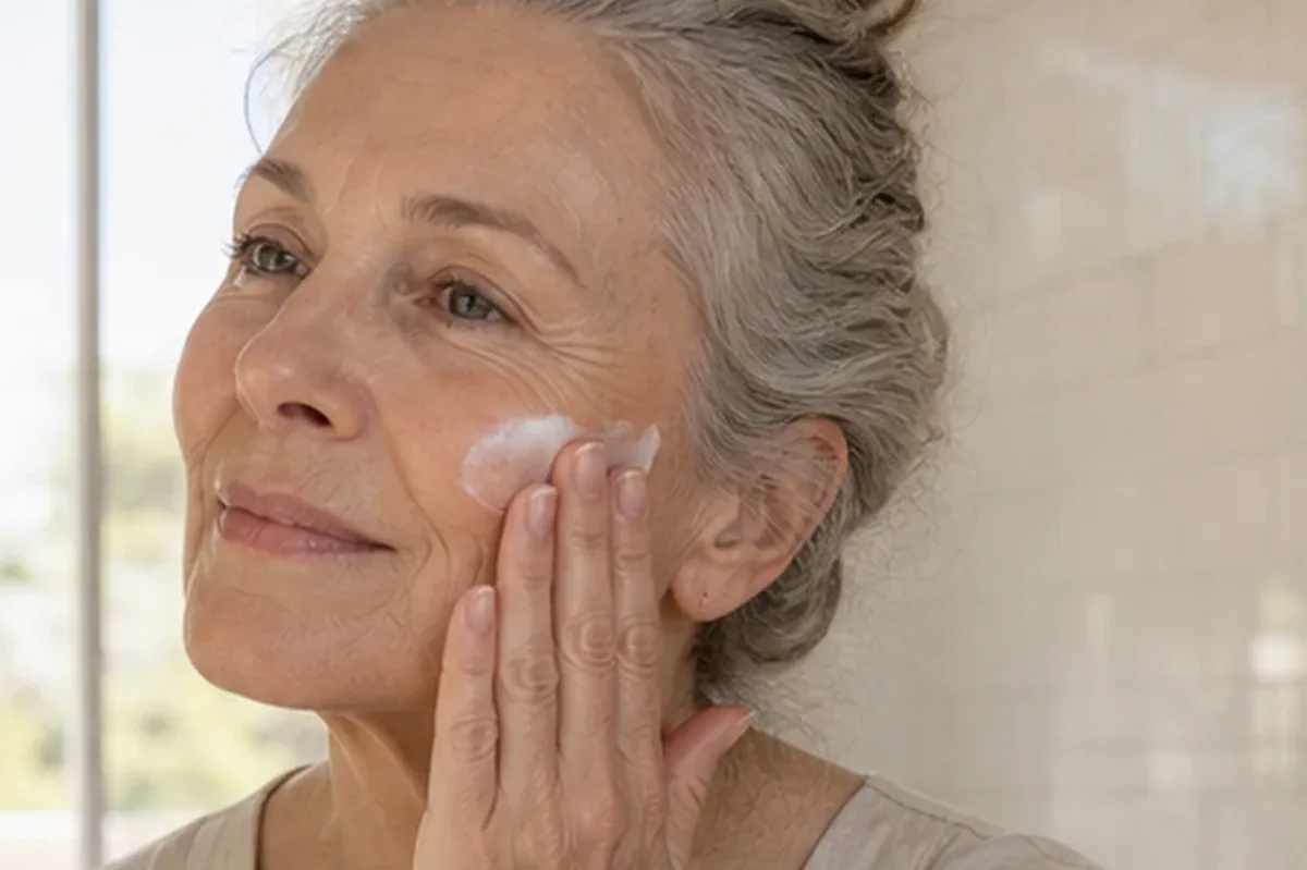 Emotionaler und authentischer Anwendungsmoment rund um Highlighter bei Rötungen