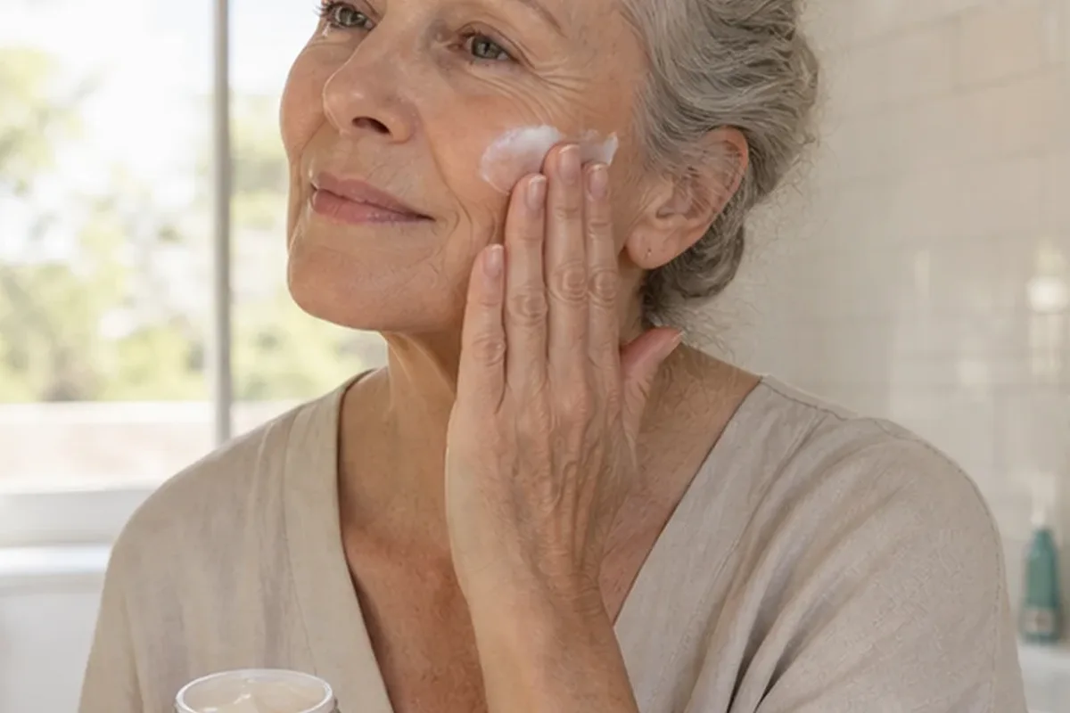 Authentische Beauty-Routine passend zum Thema Vitamin-C-Serum für Mischhaut